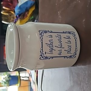 Scentsy TOGETHER IS OUR FAVORITE full size lighted wax warmer